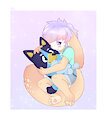 Hugs with Bluey [ready YCH] by korri