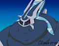 fat faced Dialga by LightningTheSkrill