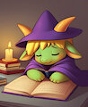 Sleepy Sevy the wizard by GarretMvahd