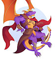 Spyro's New Style by Corrsk