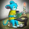 Candle-lit literature by LeoLeonardoIII