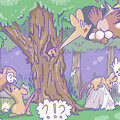 Hiding Spot (Comic) by foxyoreos