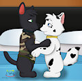 Commission: Blaze and Stormie by Marvispot84arts