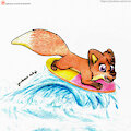 Surfeando (Patreon December 2023) by Yordraw