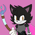 Peter Felyne Form (sonic edition) Broken Ice Staff by PeterTheMoogle