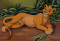 Slightly older Simba showing off his Penis by AmbertheRedPanda