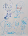 Sally Acorn Sketchpage 2 by caramelthecalf