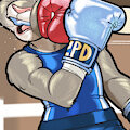 Comm: Bunny Brawl by Dcheese
