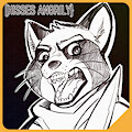 Akito - Angery Trash Panda by BastionShadowpaw