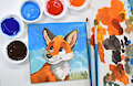 Optimistic Fox by pandapaco