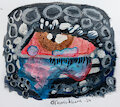 "Incapacitate" (Mixed Media Eye Portrait)