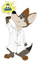 Anubis Fur, Science Badge by Pawgyle