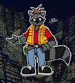 Raccoon Zack by UriYagami9905