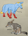 10 year fursona difference by cacklingbeast