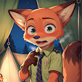 Nick's pitched tent by DainenDog