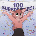 Celebrating 100+ Site Subscribers! by ChocolateKitsune