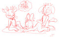 Friends With Benefits (sketches) by andybunny