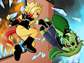 hoppy y kickin aus by dizzythecat20
