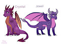 Crystal and Jewel by devoree
