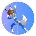Cub Ranger Blue by KyunaWolf