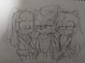 Shadow & girls Sketch by yrk