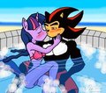 Jaccuzi Time with Shadow and Twilight by sonigoku