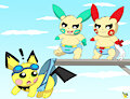 Diving Board Wedgie by pichu90