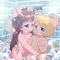 Getting dirty in the Shower by Violetmew