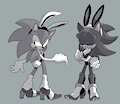 Sonic bunnies by ArborialRodent