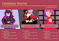 OPEN COMISSIONS by Snakky