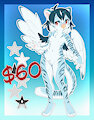 Tiger-Budgie Gryphon Adoptable [SOLD!] by Saucy