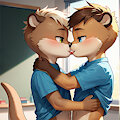 "Can... can I kiss you?" by DainenDog