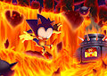 Sonic Feeling the heat!