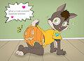 "The diapered Halloween bottom!/Trick-or-treat!" by nelson88