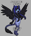 ADOPTABLE: Selene the Raven Gryphon