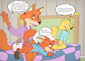 "Zootopia/Zorori:An unusual sleepover! (Part 2)" by nelson88