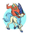 Keldeo Sketch by JellyBats