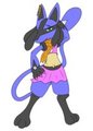 Drake the Mewcario  by EvilDog