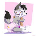 Snow and Loupy birthday 2024 by Loupy