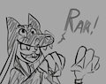 Scary Werewolf by AzureDreamer