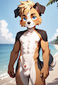 Dainen the Dog by Carran