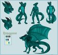 Dragone anthro n feral ref nr. 2 by DragoneDrake