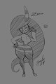 Spooky Draws - Zeena by GrayscaleRain