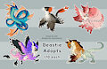 Beastie Adopts [OPEN] by ChewyEnnui