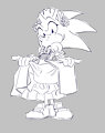 Classics Maid Sonic by greyferness