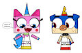 Unikitty and Puppycorn in their tighty-whities