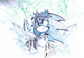 The Hurricane - Prince Sonic Sketch by greyferness