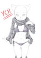 YCH: Winter Bikini by RisingDragon