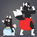 bluey and cool krypto by krypto24