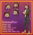SummaPaw Ref Sheet by SummaPaw